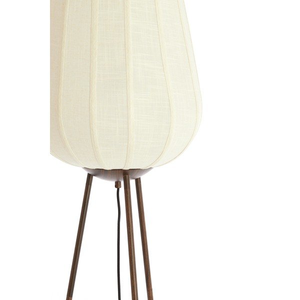 Бяла подова лампа с текстилен абажур (височина 133 cm) Bibury – Light & Living-image-2