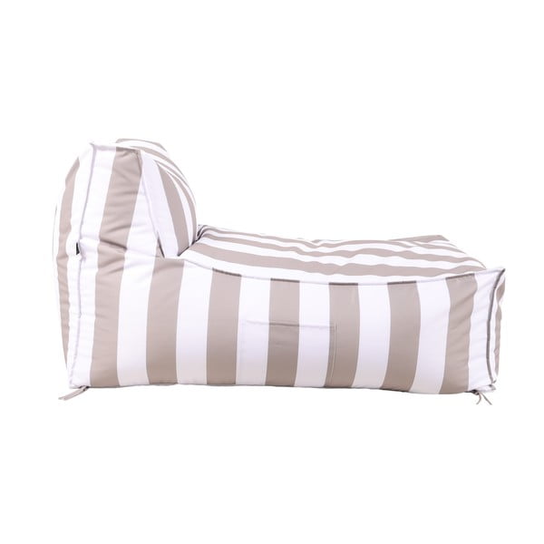 Градински чувал за сядане в бял и сив цвят – Bonami Essentials-image-2