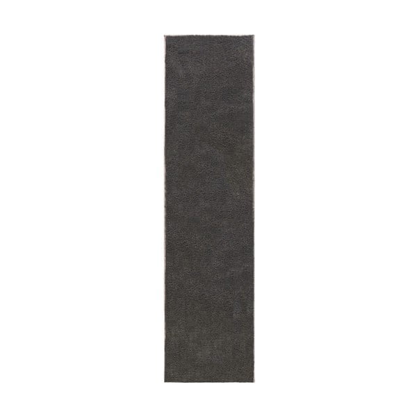 Тъмносива пътека от рециклирани влакна 60x230 cm Sheen – Flair Rugs