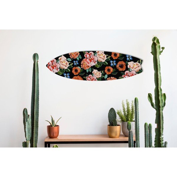 Декорация за стена във формата на дъска за сърф Шиене на цветя - Really Nice Things-image-1