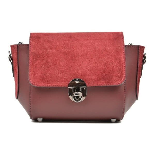 Червена кожена чанта Mulleno - Carla Ferreri