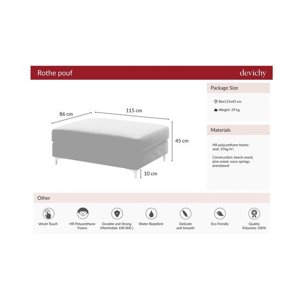 Тъмнорозов кадифен пух и прах Devichy Rothe - devichy-image-4