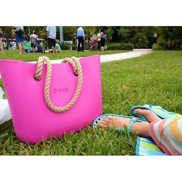 Taška O bag s černými uchy, magenta-image-4