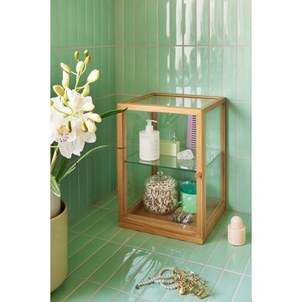 Витрина от декор от дъб  в естествен цвят 30x42x30 cm Poetic – Hübsch-image-3