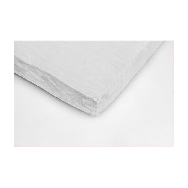 Бял чаршаф от микрофибър , 90 x 200 cm - My House
