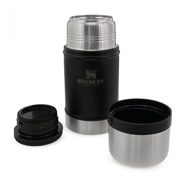 Черен термос за храна от неръждаема стомана 700 ml Legendary Classic Black – Stanley-image-2
