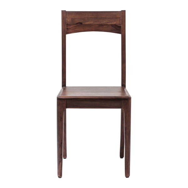 Hnědá dřevěná židle Kare Design Brooklyn