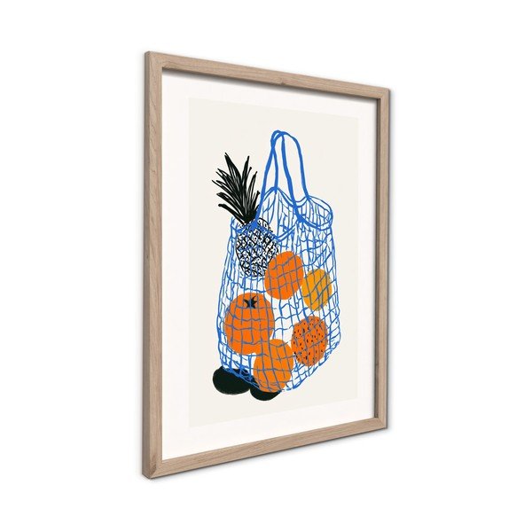 Печатна картина с включена рамка 30x40 cm Summer Fruit – Styler-image-4