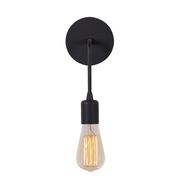 Матово черна стенна лампа Dartini – Opviq lights