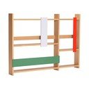 На няколко нива стенен рафт от декор от дъб в естествен цвят 110 cm Arki – Hübsch