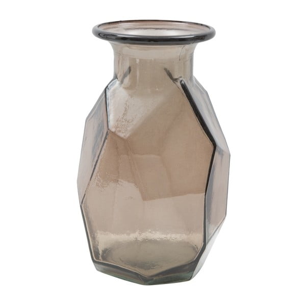 Кафява ваза от рециклирано стъкло Ambra, ⌀ 9 cm - Mauro Ferretti