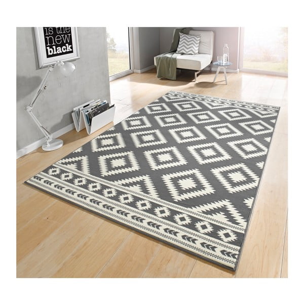 Сив и кремав килим Gloria , 120 x 170 cm Ethno - Hanse Home-image-1
