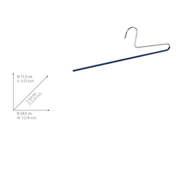 Пластмасови закачалки за панталони в комплект от 5 броя Baggy - Wenko-image-1