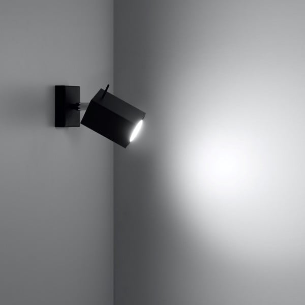 Черна стенна лампа Toscana - Sollux-image-3