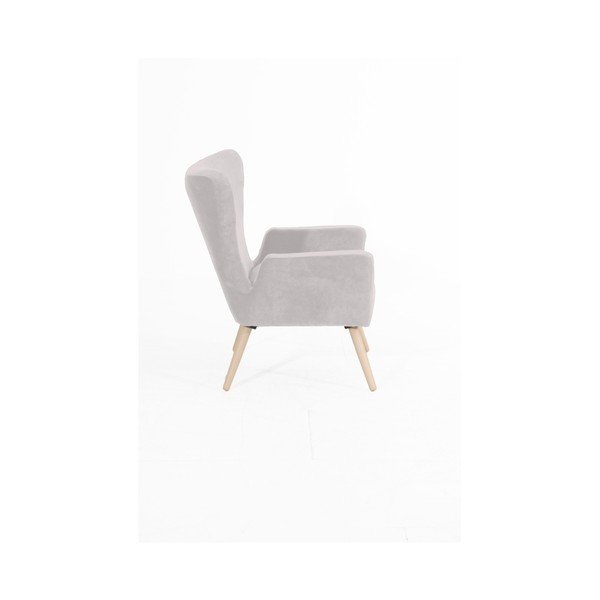 Krémové křeslo Max Winzer Luigi -image-3