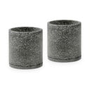 Комплект от 2 тъмносиви саксии, ø 26 cm Terrazzo - Bonami Selection