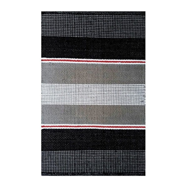 Ručně tkaný bavlněný koberec Webtappeti Rigato, 50 x 80 cm