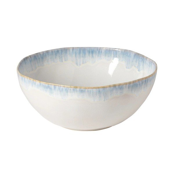 Бяла/синя глинена купа ø 28 cm Brisa – Costa Nova