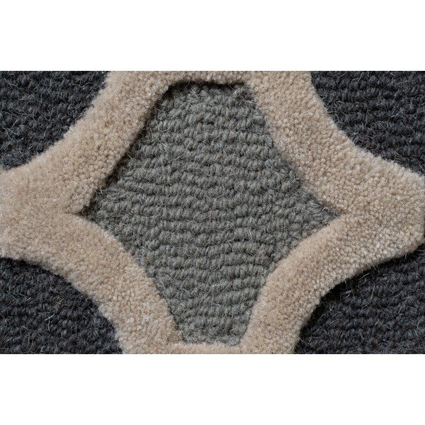 Сив вълнен килим 290x200 cm Moorish Amira - Flair Rugs-image-3