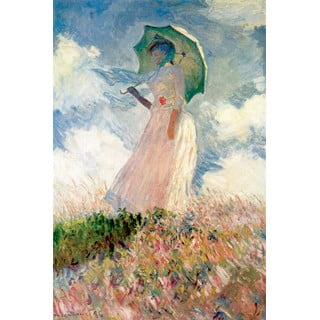 Репродукция на картина 40x60 cm Woman with sunshade - Fedkolor