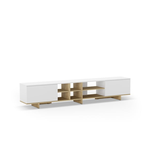 Бяла маса за телевизор 230x44 cm Cequoia - Marckeric-image-2