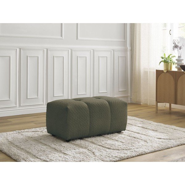 Табуретка  от букле в цвят каки Roxelane – Bobochic Paris-image-1