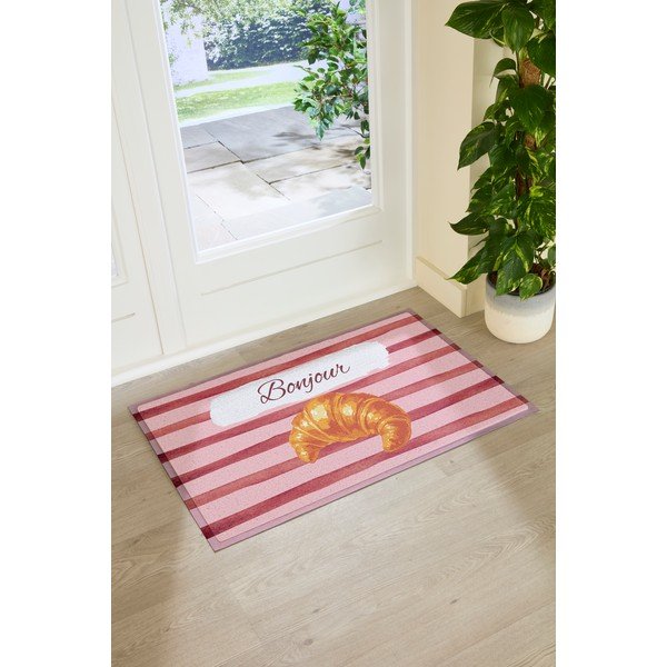 Изтривалка от PVC 40x70 cm  Croissant Bonjour – Artsy Doormats-image-3