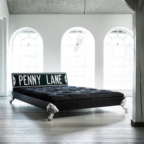 Postel Karup Eagle Black/ Penny Lane,  140x200 cm