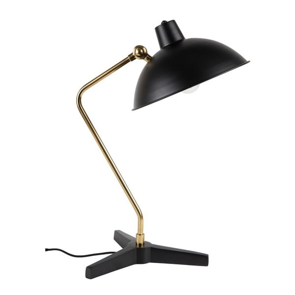 Черна настолна лампа Devi - Dutchbone