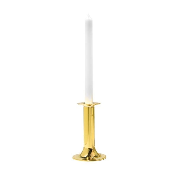 Свещник в златна тръба, 16 cm - Zilverstad