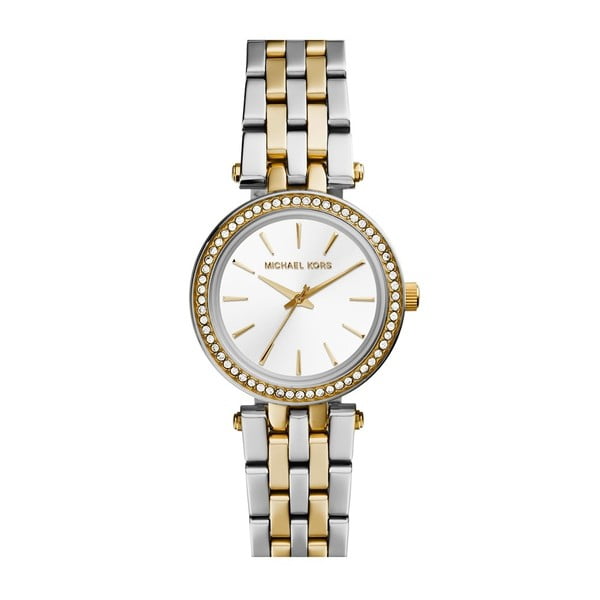 Дамски сребърно-златен часовник Editte - Michael Kors