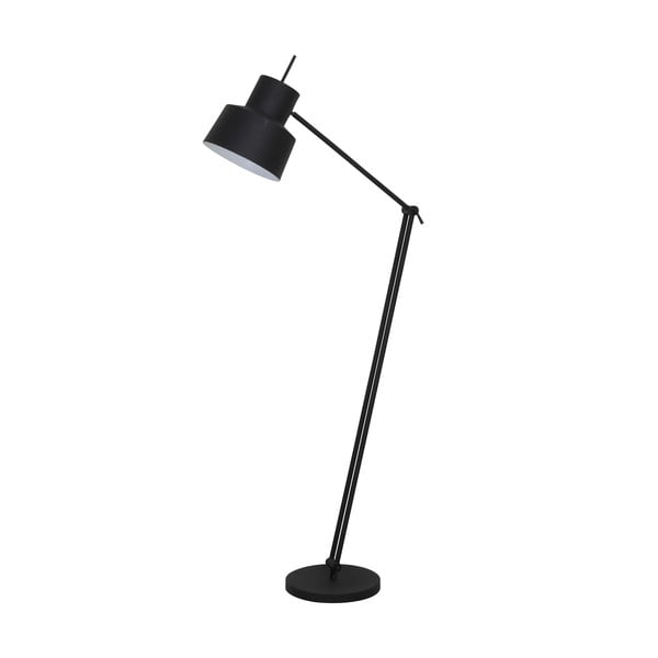 Черна подова лампа (височина 120 см) Wesly - Light & Living