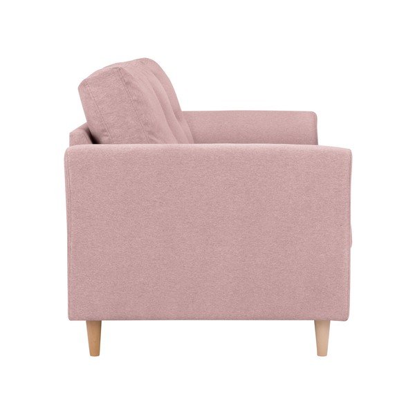 Розов двуместен диван Smooth - Kooko Home-image-2