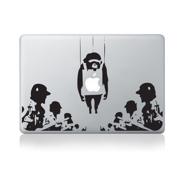 Samolepka na notebook 15" Monkey Surrounded by Banksy