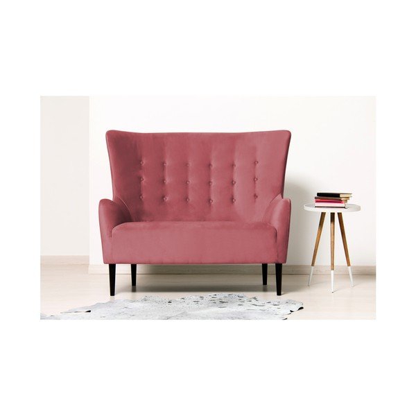 Červená dvoumístná pohovka Vivonita Blair-image-3