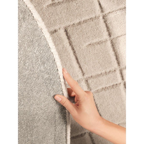 Бежов вълнен кръгъл килим ø 160 cm Kenso – Villeroy&Boch-image-4