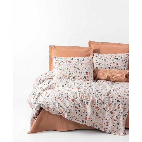 Двойно удължено спално бельо от памук Renforcé 240x220 cm Earth-Inspired Calm – Mila Home Luxury