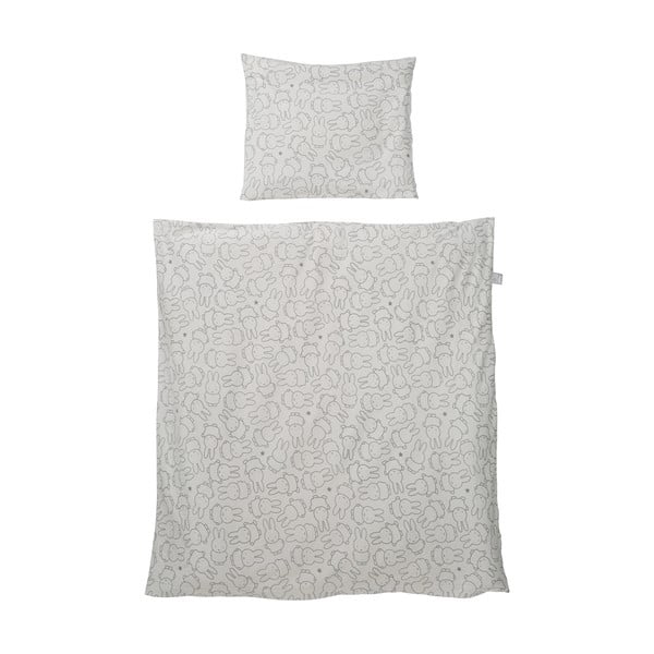 Памучно спално бельо за детско легло 80x80 cm Miffy - Roba