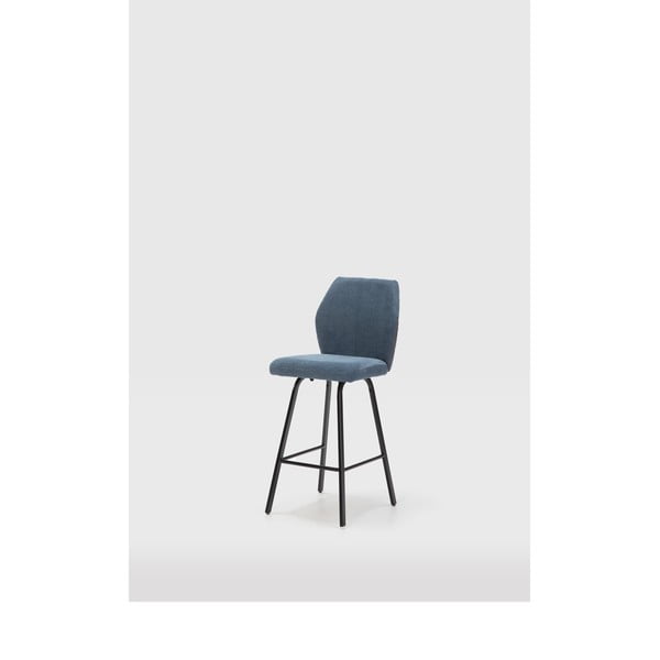 Светлосини бар столове в комплект от 4 броя 65 см Bei - Marckeric-image-1