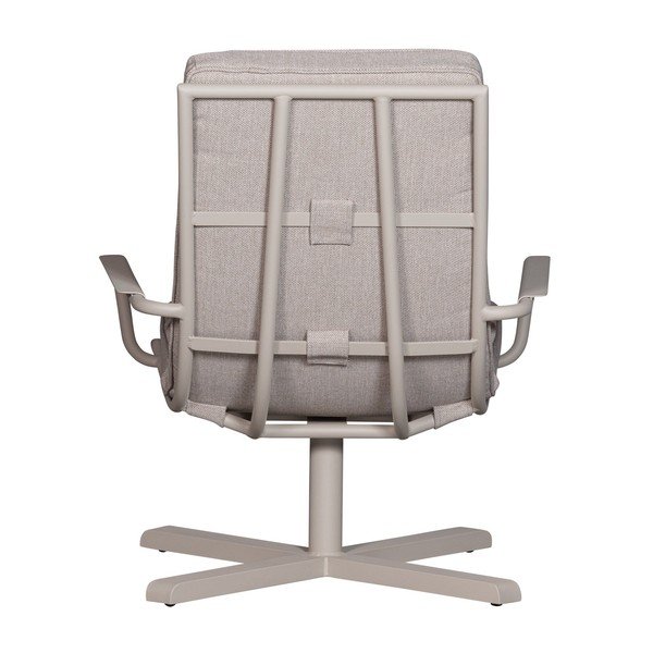 Светлосиво метално градинско кресло Coosa – Exotan-image-4