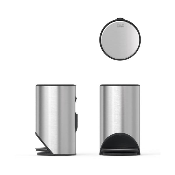 Кошче за боклук с педал от неръждаема стомана в блестящо сребрист цвят 10 l Arc – Joseph Joseph-image-3