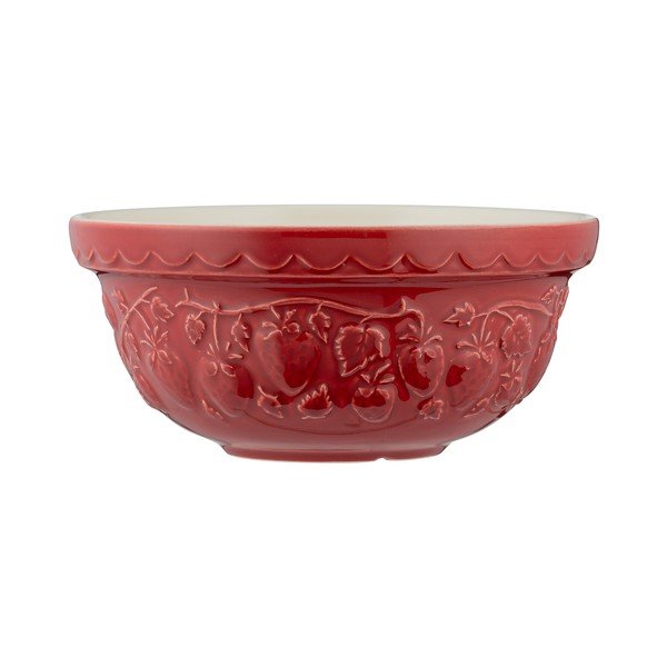 Червена глинена купа ø 21 cm Fruits Strawberry – Mason Cash
