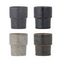 Кафяви глинени чаши в комплект от 4 бр. за еспресо 150 ml Ewan – Bloomingville