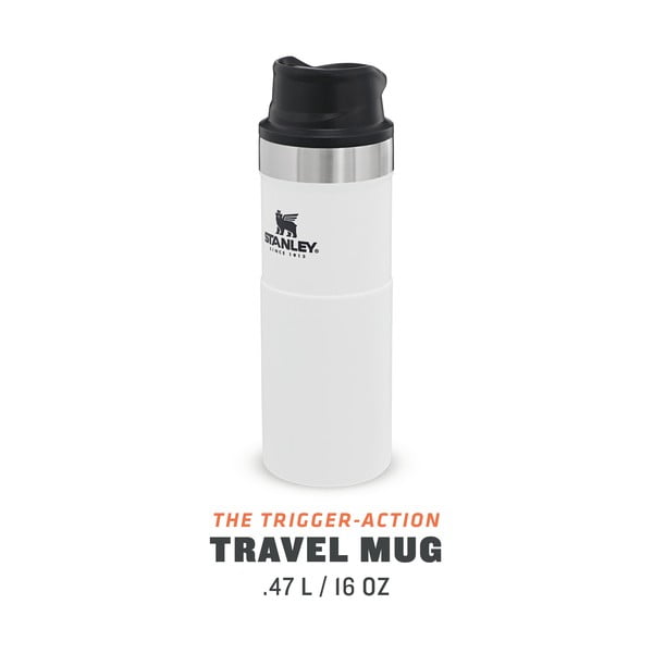 Бял термос 470 ml - Stanley-image-4