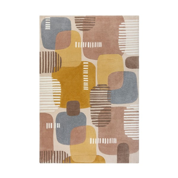 Сив и жълт килим , 120 x 170 cm Pop - Flair Rugs