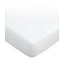 Бял разтегателен чаршаф от египетски памук 90x190 cm - Bianca