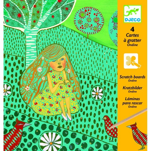 Детски комплект стикери "Русалка - Djeco-image-1