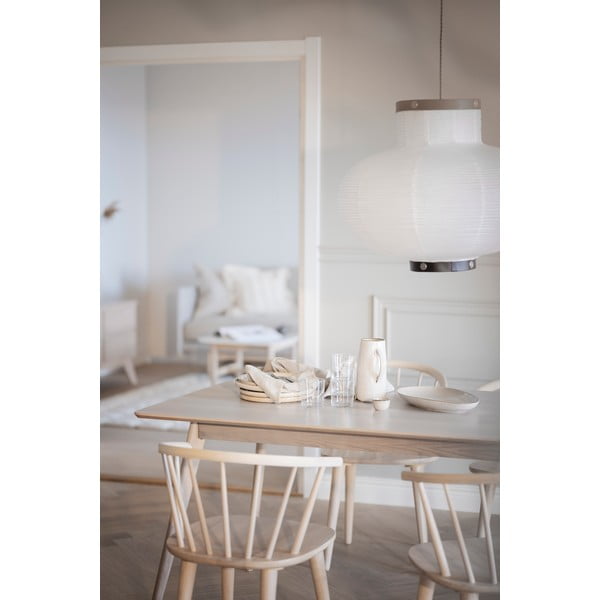 Сгъваема маса за хранене с плот от дъб 190x90 cm Yumi - Rowico-image-1