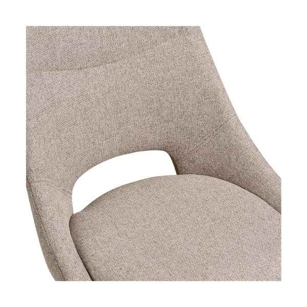 Бежов тапициран трапезен стол Dokka – House Nordic-image-4