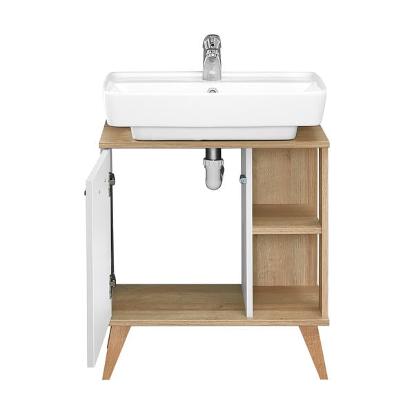 Бял шкаф под умивалника 60x65 cm Set 923 - Pelipal-image-2